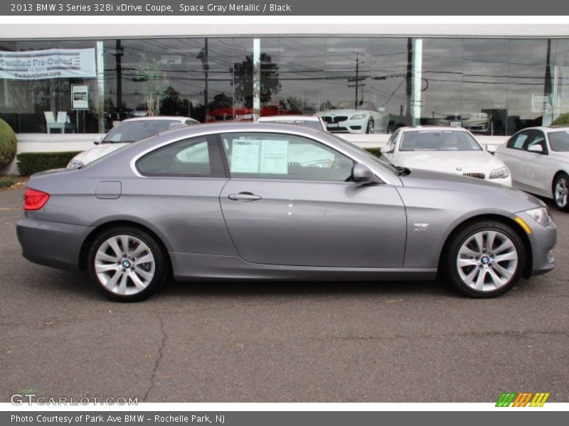 Space Gray Metallic / Black 2013 BMW 3 Series 328i xDrive Coupe