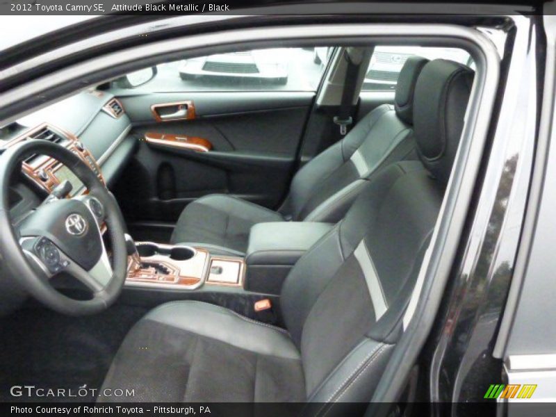 Attitude Black Metallic / Black 2012 Toyota Camry SE