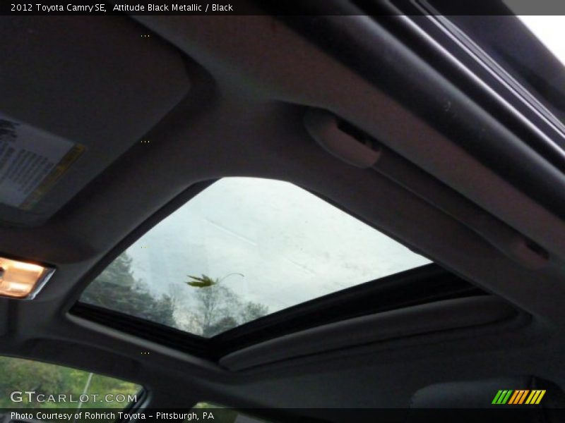 Attitude Black Metallic / Black 2012 Toyota Camry SE