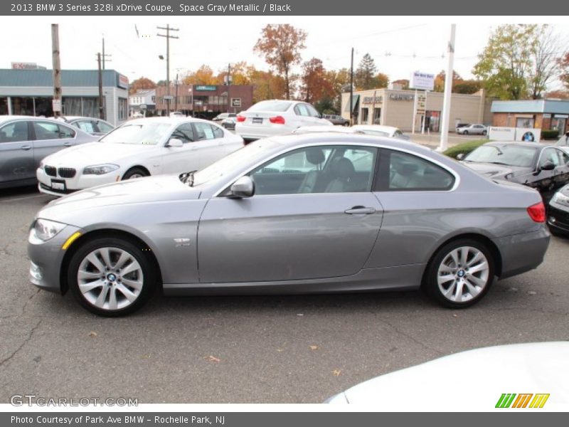 Space Gray Metallic / Black 2013 BMW 3 Series 328i xDrive Coupe