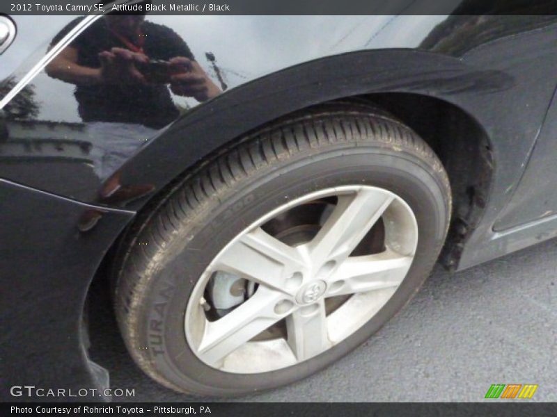 Attitude Black Metallic / Black 2012 Toyota Camry SE