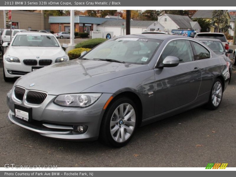Space Gray Metallic / Black 2013 BMW 3 Series 328i xDrive Coupe