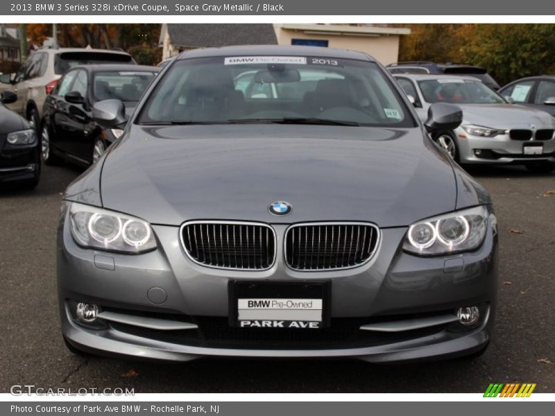 Space Gray Metallic / Black 2013 BMW 3 Series 328i xDrive Coupe