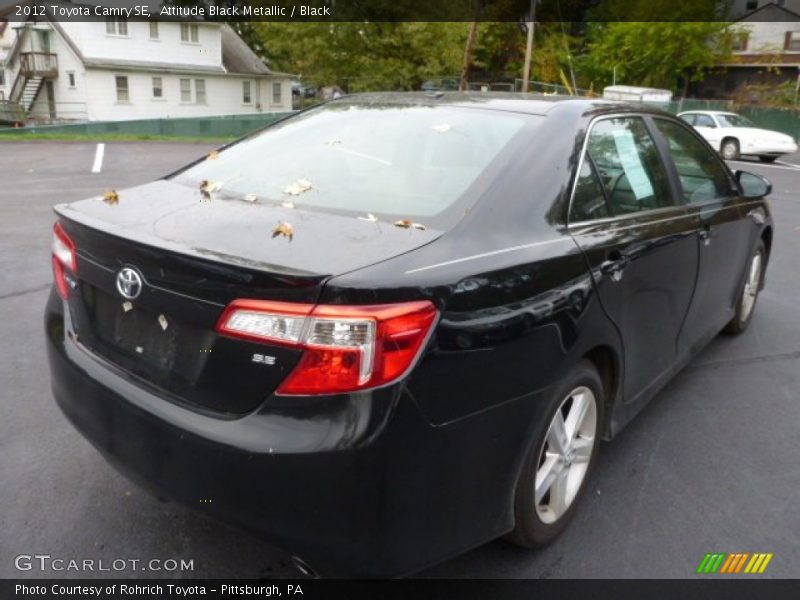 Attitude Black Metallic / Black 2012 Toyota Camry SE