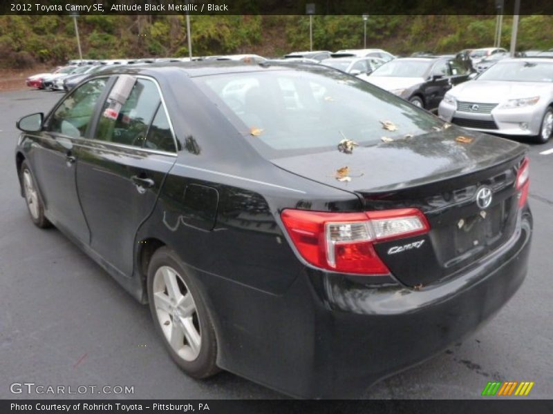 Attitude Black Metallic / Black 2012 Toyota Camry SE