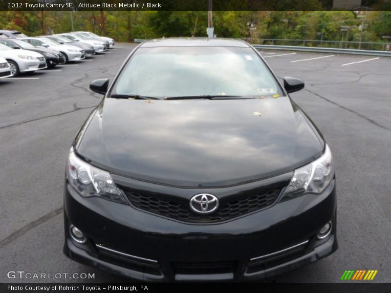 Attitude Black Metallic / Black 2012 Toyota Camry SE