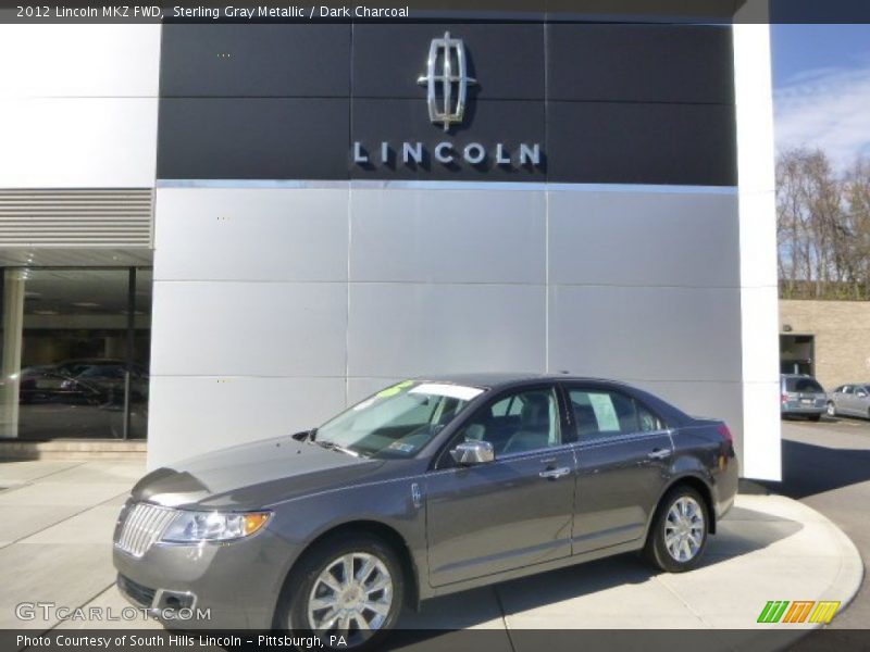Sterling Gray Metallic / Dark Charcoal 2012 Lincoln MKZ FWD