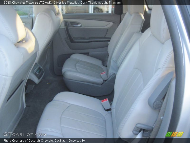 Silver Ice Metallic / Dark Titanium/Light Titanium 2013 Chevrolet Traverse LTZ AWD