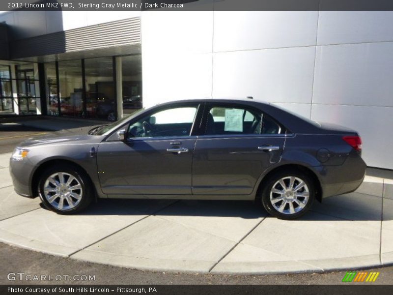 Sterling Gray Metallic / Dark Charcoal 2012 Lincoln MKZ FWD