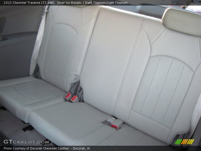 Silver Ice Metallic / Dark Titanium/Light Titanium 2013 Chevrolet Traverse LTZ AWD