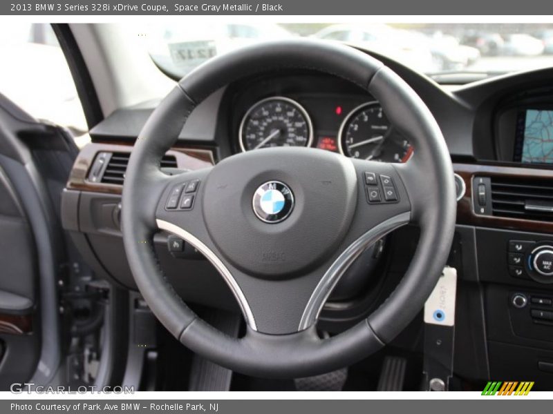 Space Gray Metallic / Black 2013 BMW 3 Series 328i xDrive Coupe