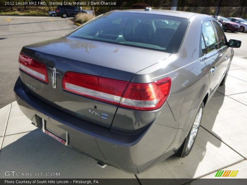 Sterling Gray Metallic / Dark Charcoal 2012 Lincoln MKZ FWD