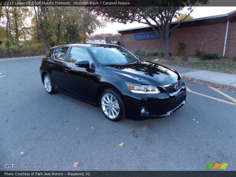 Obsidian Black / Caramel Nuluxe 2012 Lexus CT 200h Hybrid Premium