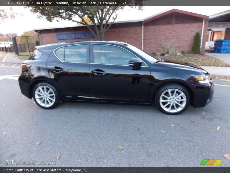 Obsidian Black / Caramel Nuluxe 2012 Lexus CT 200h Hybrid Premium
