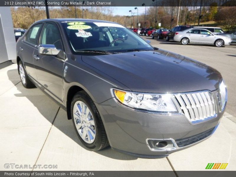 Sterling Gray Metallic / Dark Charcoal 2012 Lincoln MKZ FWD