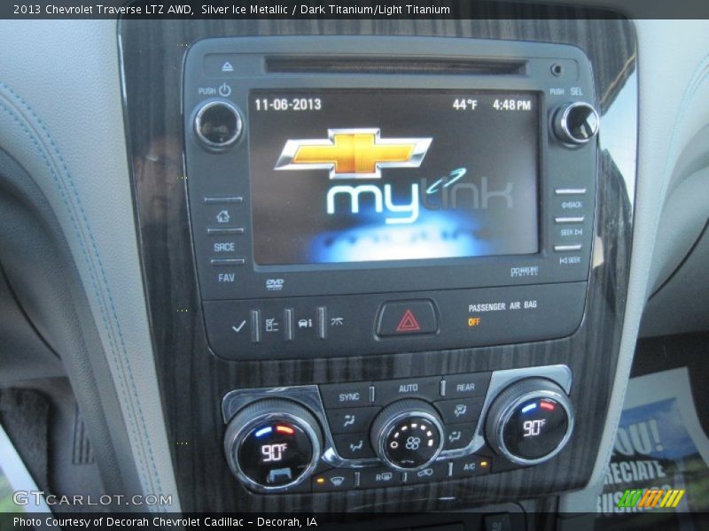 Silver Ice Metallic / Dark Titanium/Light Titanium 2013 Chevrolet Traverse LTZ AWD