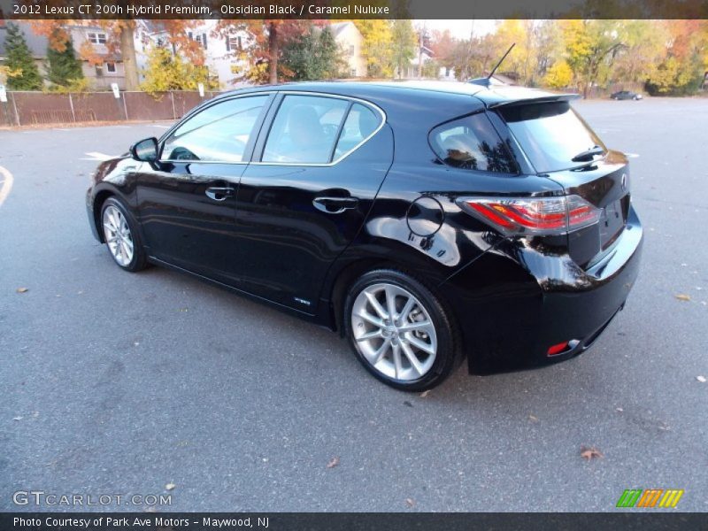 Obsidian Black / Caramel Nuluxe 2012 Lexus CT 200h Hybrid Premium