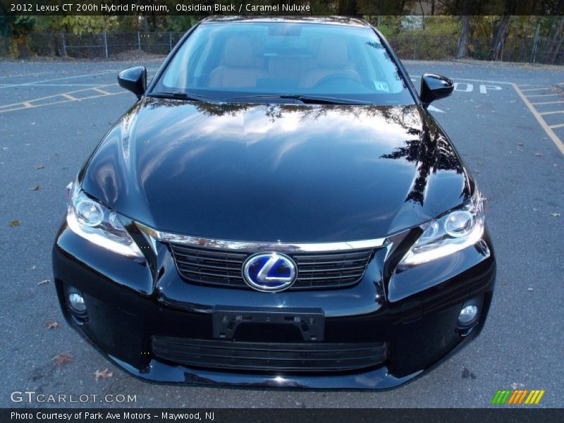 Obsidian Black / Caramel Nuluxe 2012 Lexus CT 200h Hybrid Premium