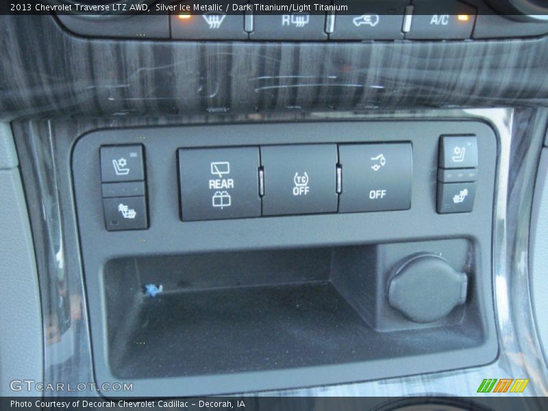 Silver Ice Metallic / Dark Titanium/Light Titanium 2013 Chevrolet Traverse LTZ AWD