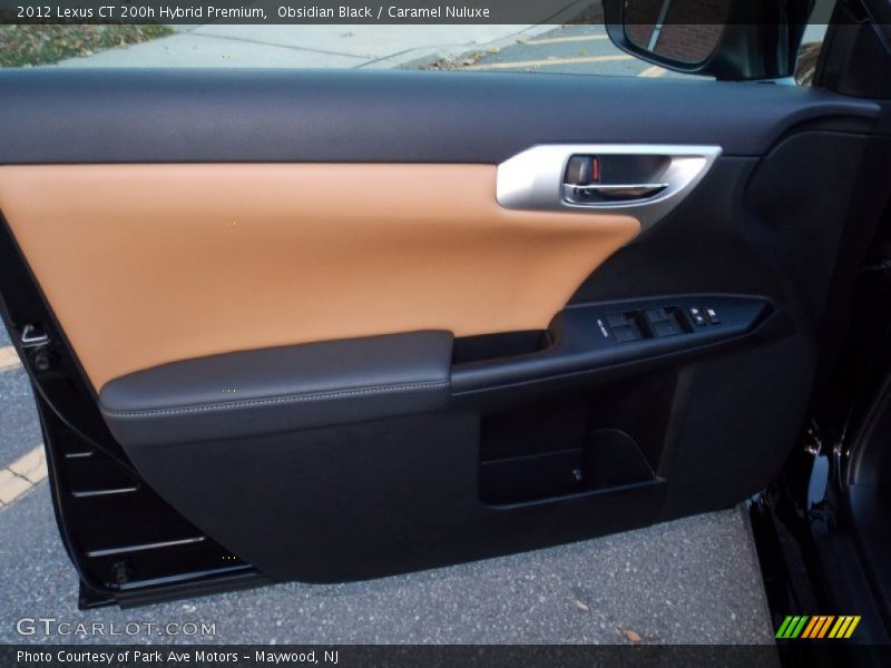 Obsidian Black / Caramel Nuluxe 2012 Lexus CT 200h Hybrid Premium