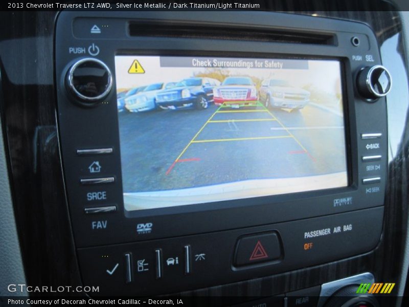 Silver Ice Metallic / Dark Titanium/Light Titanium 2013 Chevrolet Traverse LTZ AWD