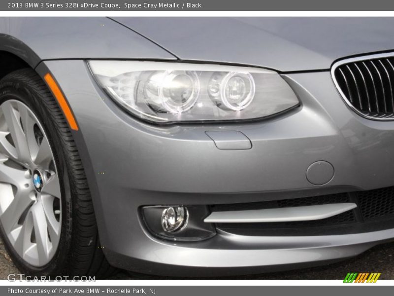 Space Gray Metallic / Black 2013 BMW 3 Series 328i xDrive Coupe