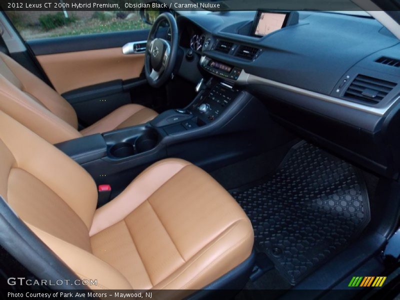 Obsidian Black / Caramel Nuluxe 2012 Lexus CT 200h Hybrid Premium