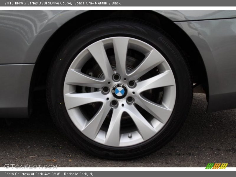 Space Gray Metallic / Black 2013 BMW 3 Series 328i xDrive Coupe