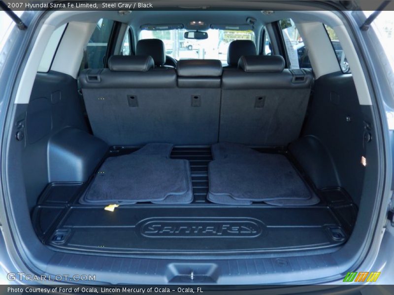 Steel Gray / Black 2007 Hyundai Santa Fe Limited