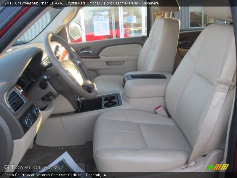 Crystal Red Tintcoat / Light Cashmere/Dark Cashmere 2013 Chevrolet Suburban LT 4x4
