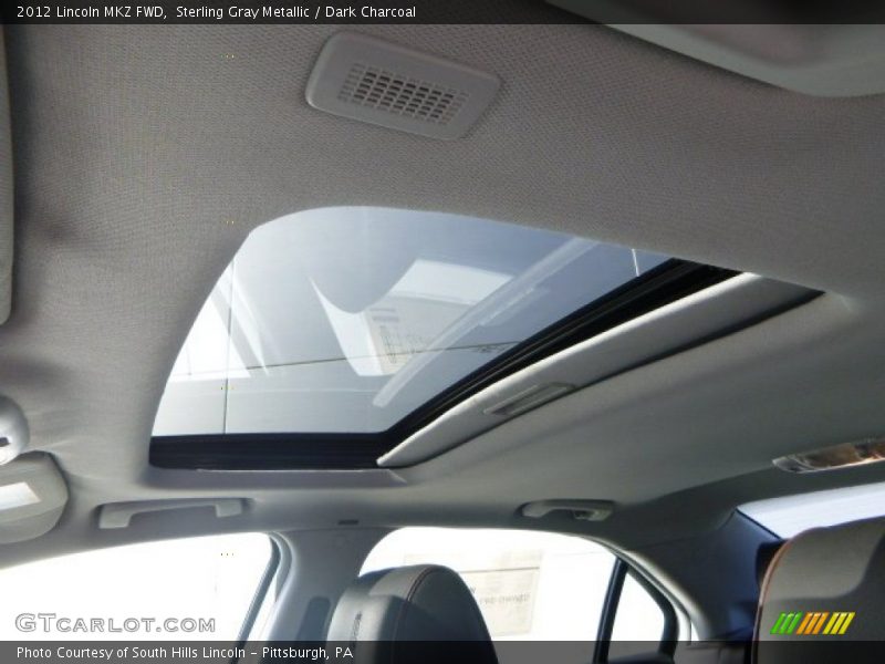 Sterling Gray Metallic / Dark Charcoal 2012 Lincoln MKZ FWD
