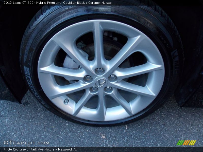 Obsidian Black / Caramel Nuluxe 2012 Lexus CT 200h Hybrid Premium