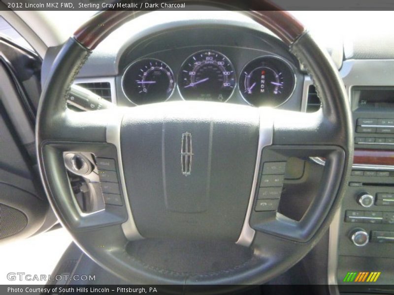 Sterling Gray Metallic / Dark Charcoal 2012 Lincoln MKZ FWD