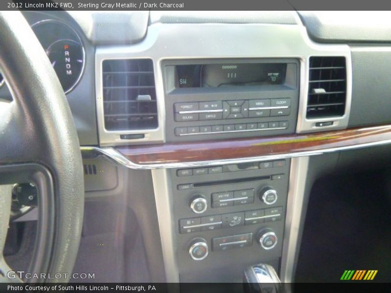 Sterling Gray Metallic / Dark Charcoal 2012 Lincoln MKZ FWD