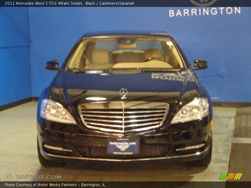 Black / Cashmere/Savanah 2011 Mercedes-Benz S 550 4Matic Sedan