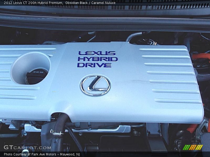 Obsidian Black / Caramel Nuluxe 2012 Lexus CT 200h Hybrid Premium