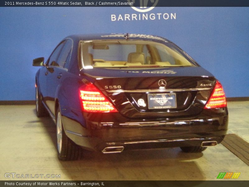 Black / Cashmere/Savanah 2011 Mercedes-Benz S 550 4Matic Sedan