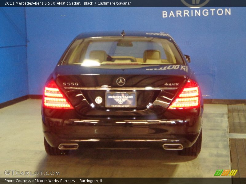 Black / Cashmere/Savanah 2011 Mercedes-Benz S 550 4Matic Sedan