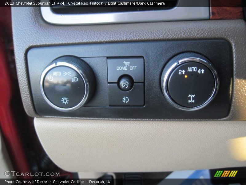Crystal Red Tintcoat / Light Cashmere/Dark Cashmere 2013 Chevrolet Suburban LT 4x4