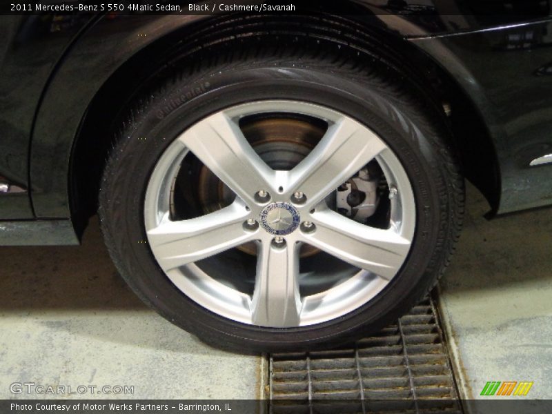 Black / Cashmere/Savanah 2011 Mercedes-Benz S 550 4Matic Sedan