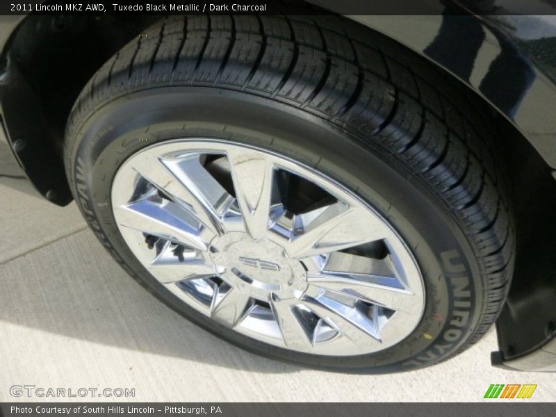 Tuxedo Black Metallic / Dark Charcoal 2011 Lincoln MKZ AWD