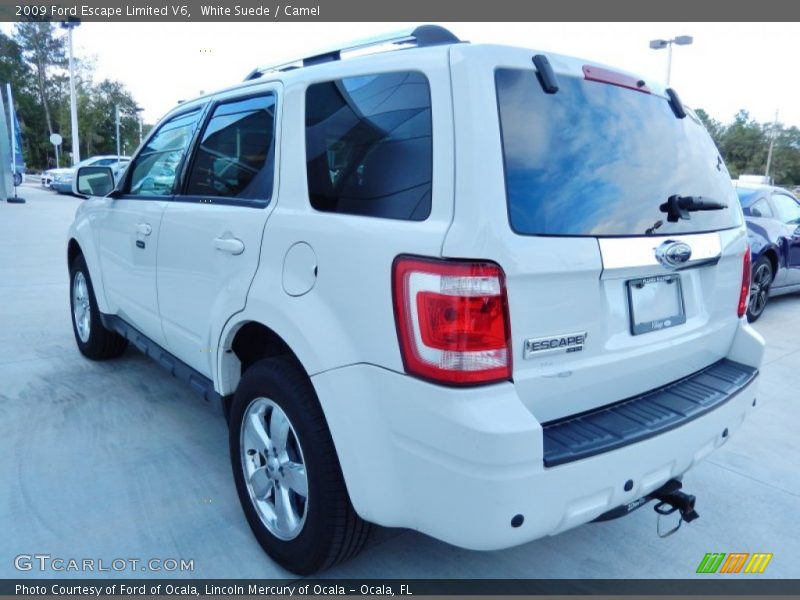 White Suede / Camel 2009 Ford Escape Limited V6