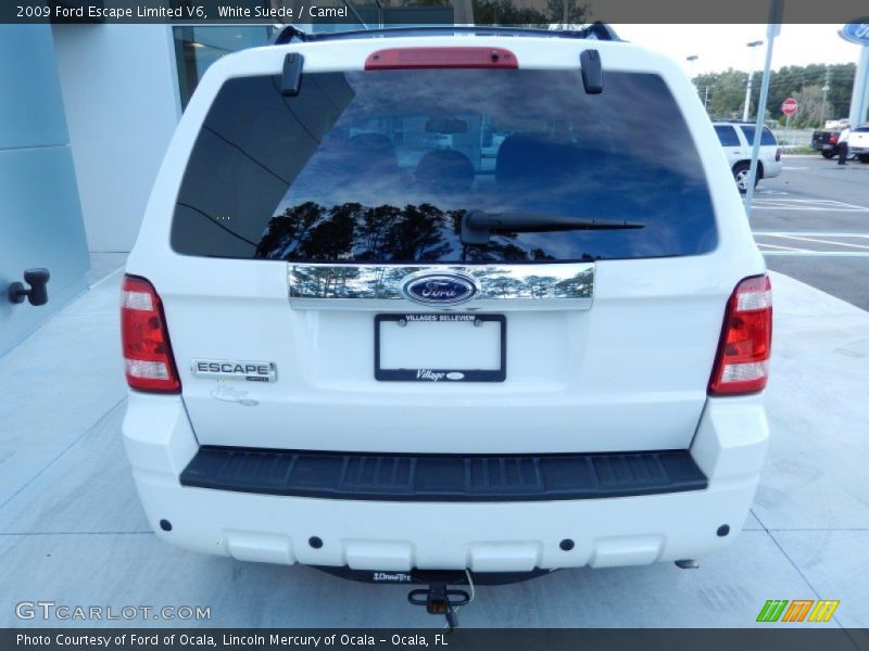 White Suede / Camel 2009 Ford Escape Limited V6