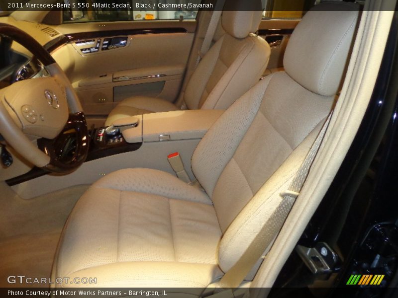 Black / Cashmere/Savanah 2011 Mercedes-Benz S 550 4Matic Sedan
