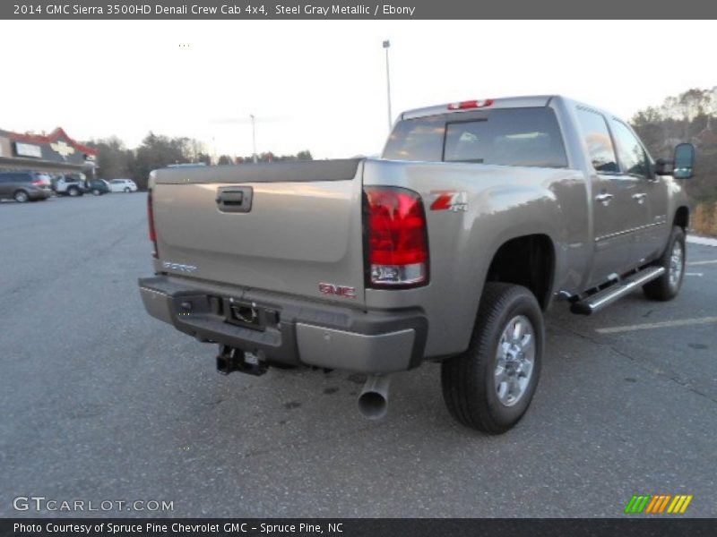 Steel Gray Metallic / Ebony 2014 GMC Sierra 3500HD Denali Crew Cab 4x4