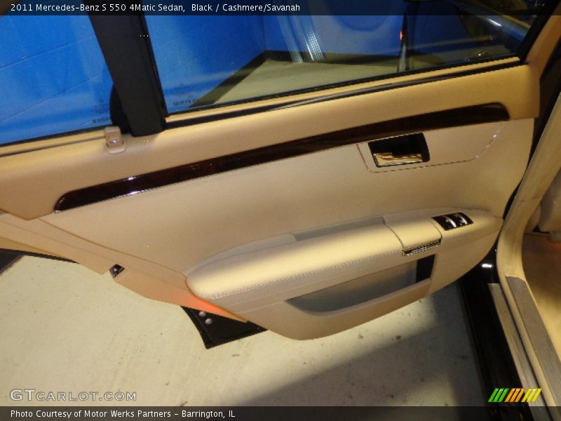 Black / Cashmere/Savanah 2011 Mercedes-Benz S 550 4Matic Sedan