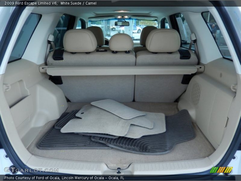 White Suede / Camel 2009 Ford Escape Limited V6