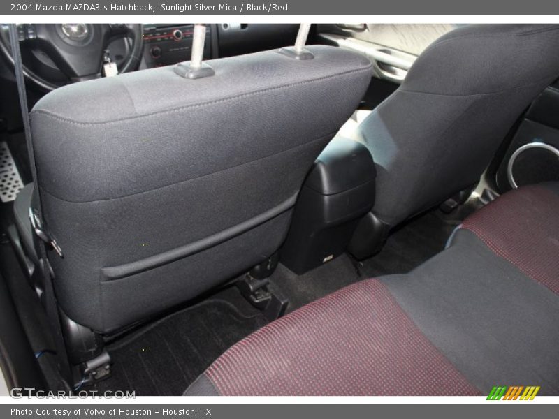 Sunlight Silver Mica / Black/Red 2004 Mazda MAZDA3 s Hatchback