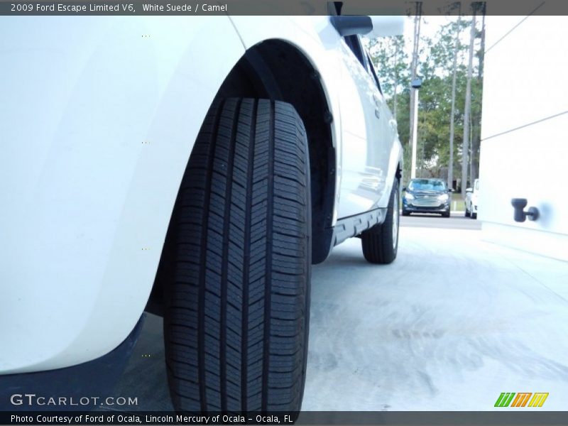 White Suede / Camel 2009 Ford Escape Limited V6