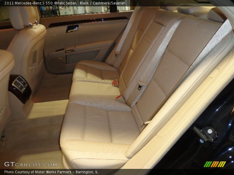 Black / Cashmere/Savanah 2011 Mercedes-Benz S 550 4Matic Sedan